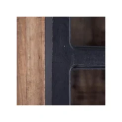 Vitrine 2 Portes Bois/Noir - JUPLO -Pas Cher Mobiliora Magasin vitrine 17786541