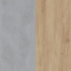 Vitrine H161 Cm Décor Chêne Gris Et Clair Avec Poignées Noir - ANTIBES 10 Vitrine H161 Cm Décor Chêne Gris Et Clair Avec Poignées Noir - ANTIBES -Pas Cher Mobiliora Magasin vitrine 17817167