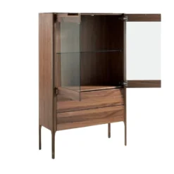 Vitrine De Noyer 3075 ANGEL CERDA 18 Vitrine De Noyer 3075 ANGEL CERDA -Pas Cher Mobiliora Magasin vitrine 18427341