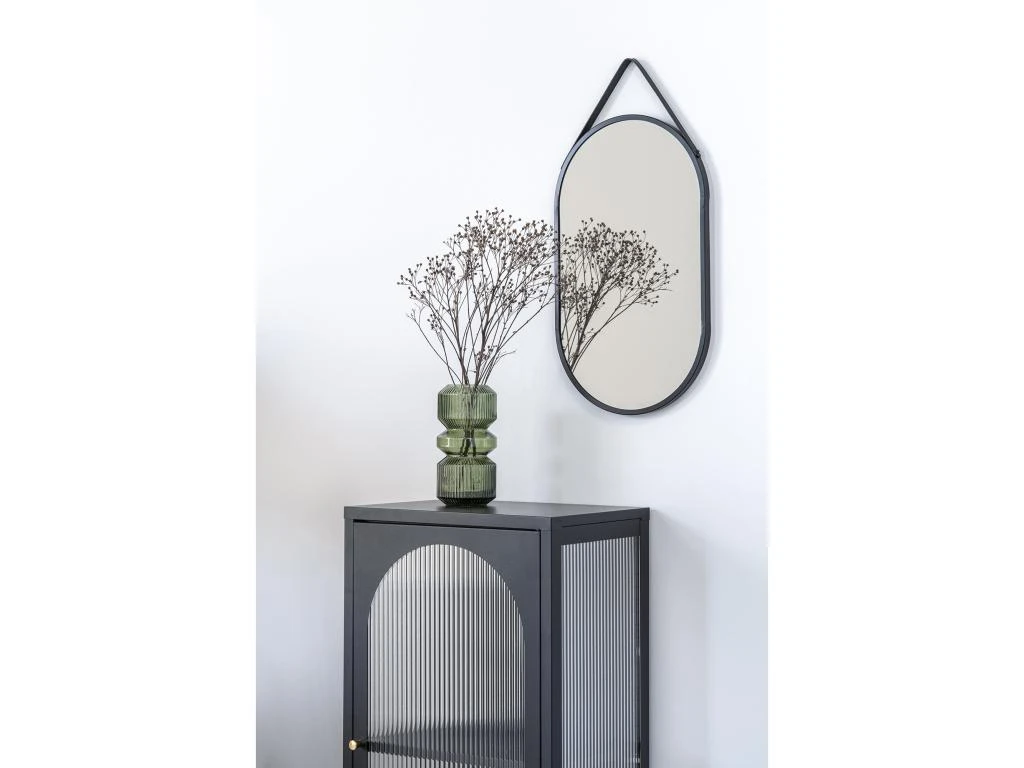 Adelaide - Petit Meuble De Rangement En Verre Et Métal H50cm - Couleur - Noir 9 Adelaide - Petit Meuble De Rangement En Verre Et Métal H50cm - Couleur - Noir – Image 7