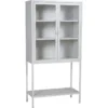 Vitrine En Acier 2 Portes Misha -Pas Cher Mobiliora Magasin vitrine 22095037