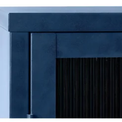 Bronco Armoire Vitrine 2 Portes En Verre, Bleu. -Pas Cher Mobiliora Magasin vitrine 22151987